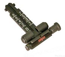 Arsenal Rear Sight Assembly with Adjustable Windage
