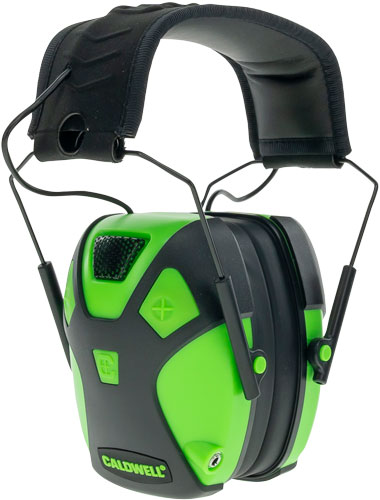 Caldwell E-Max Youth Pro Earmuffs - 23dB NRR Neon Green