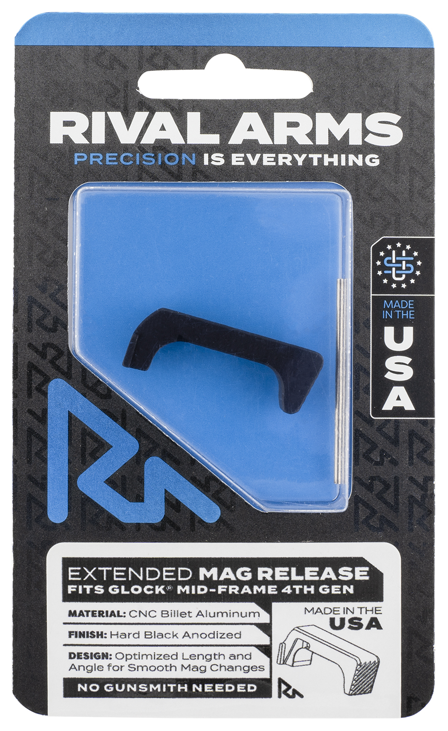 Rival Arms Extended Mag Release for Glock Gen 4