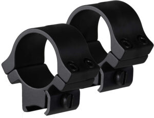 TruGlo Lightweight 1" Medium Scope Rings - Matte Black