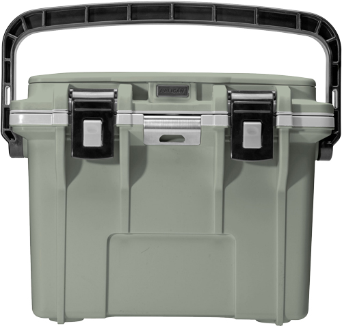 Pelican IM 14 Quart Cooler - Sage/Gray with Dry Storage