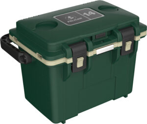 Pelican 14 Quart Cooler - Hunter Green/Tan