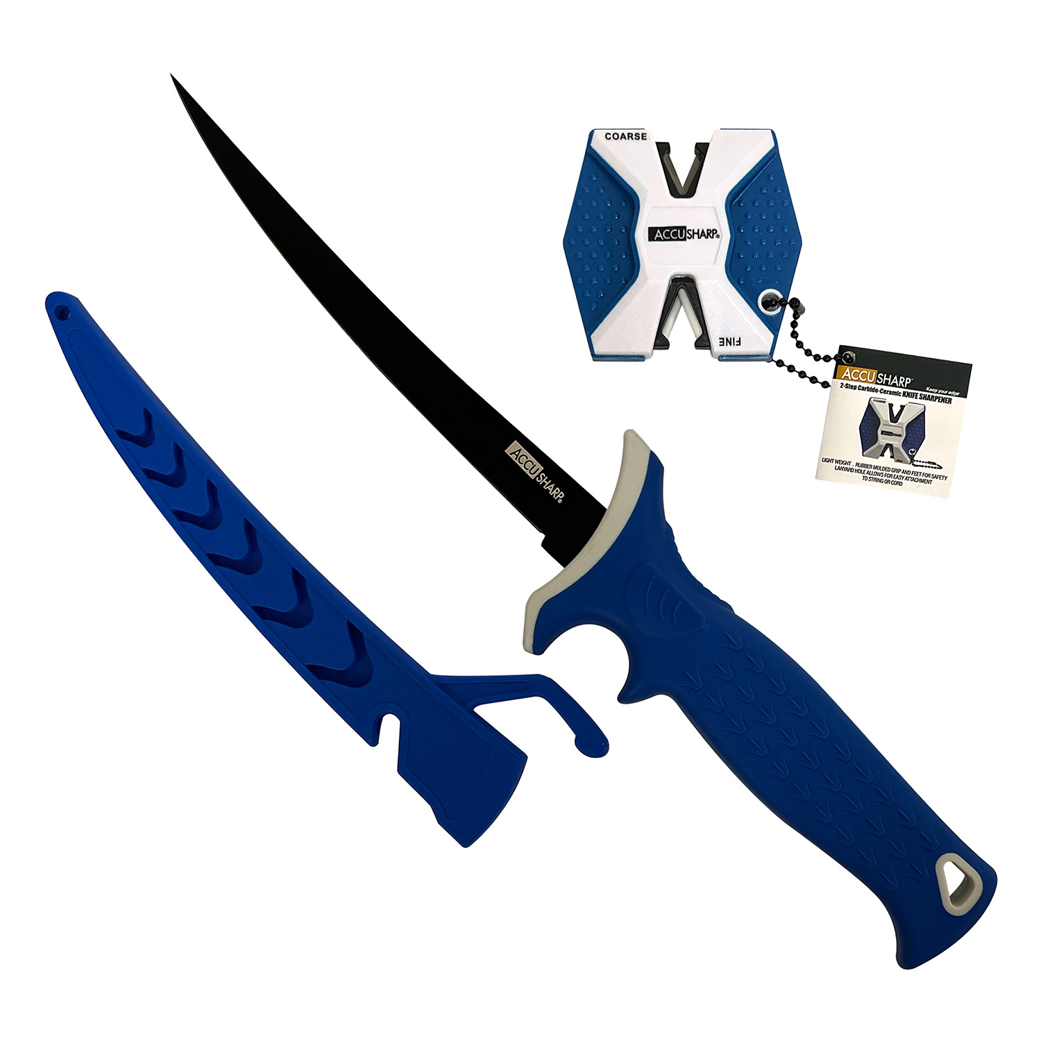 AccuSharp 6.5" Fillet Knife with 2-Step Sharpener