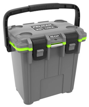 Pelican Elite 20 Quart Cooler - Dark Gray/Green