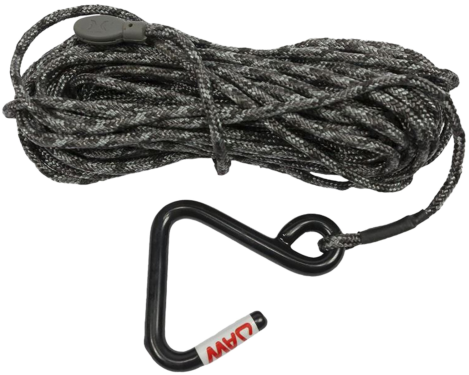 Hawk Jaw Hook Hoist Rope - 35' Black