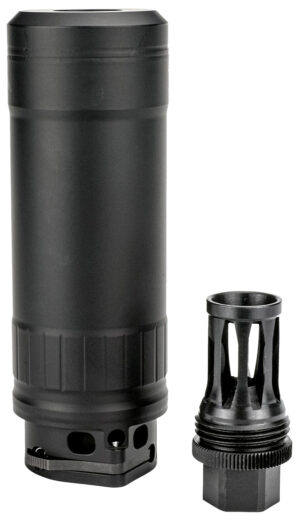 Kgm Suppressors RS-R556A1-QD-BLK R556A1  6mm/5.56 NATO Black Nickel Alloy/Stainless Steel 1/2"x28