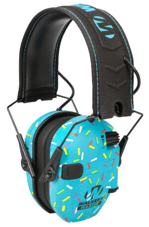 Walker's Youth Passive Earmuffs - Blue Sprinkles