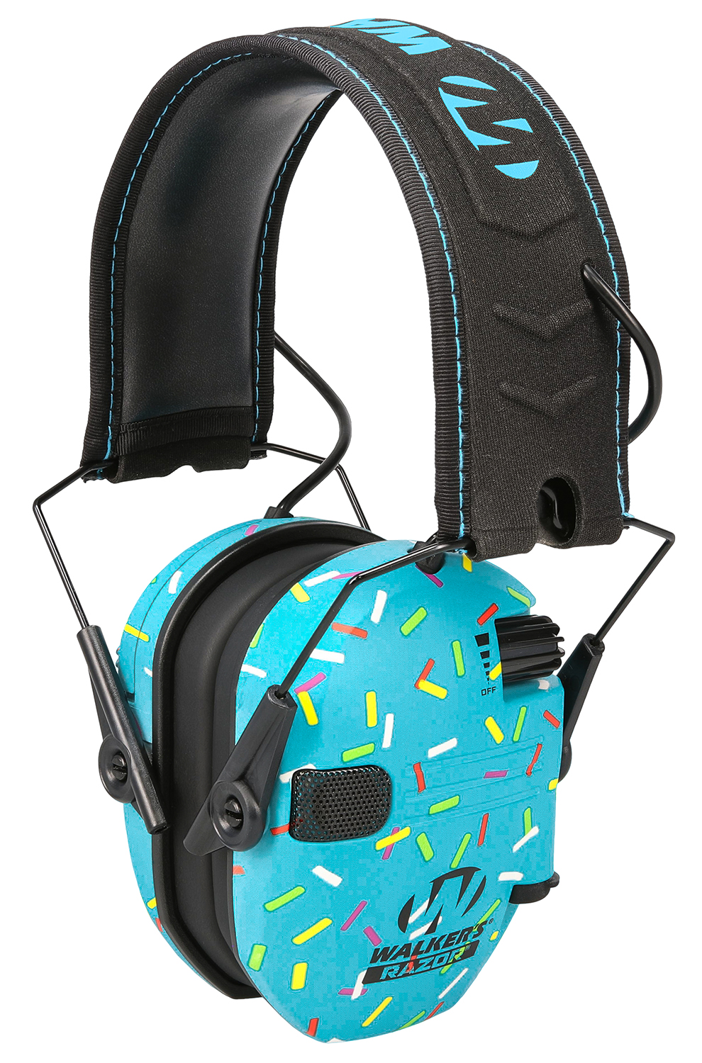 Walker's Youth Passive Earmuffs - Blue Sprinkles