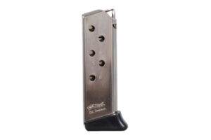 Walther PPK .380 ACP 6-Round Silver Magazine