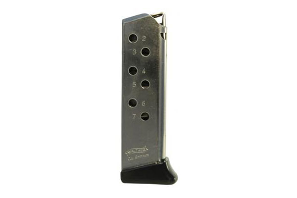 Walther PPK/S .380 ACP 7-Round Nickel Magazine