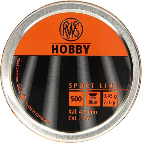 RWS PELLETS 177 HOBBY 7 GRAIN - SPORT LINE 300-PACK