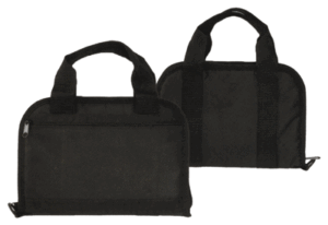 TOC TACTICAL PISTOL CASE - 11" BLACK W/MAGAZINE POCKETS
