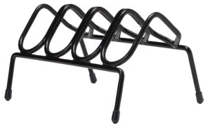 SnapSafe 75820 Pistol Rack  Black PVC Coated Steel Holds 4 Handgun