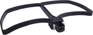 Uzi Accessories UZIFLXCB Flex Cuff  Black Polymer Adjustable