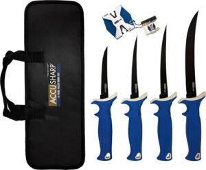 AccuSharp 6-Piece Fillet Knife Kit with Sharpener