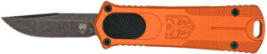Cobratec California 952 OTF Knife - Orange, 1.75" Blade
