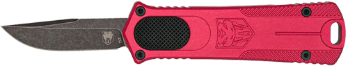 Cobratec California OTF Knife Red 1.75" D2 Blade