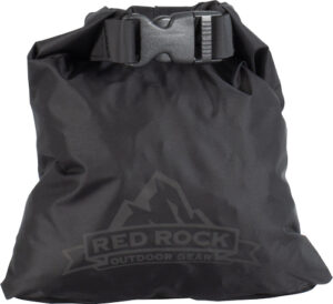 Red Rock 1L Waterproof Roll Top Dry Bag - Black