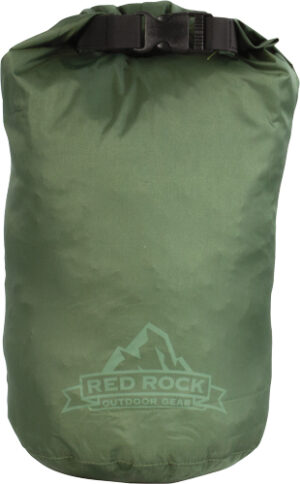 Red Rock 4L Waterproof Roll Top Dry Bag - OD Green