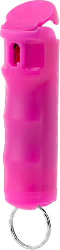 MACE PEPPER SPRAY COMPACT - HARD CASE W/KEY RING PINK 12G
