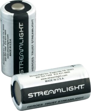 Streamlight 3V CR123A Lithium Batteries - 2 Pack