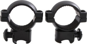 Traditions 1" Dovetail Scope Rings - Medium Matte Black