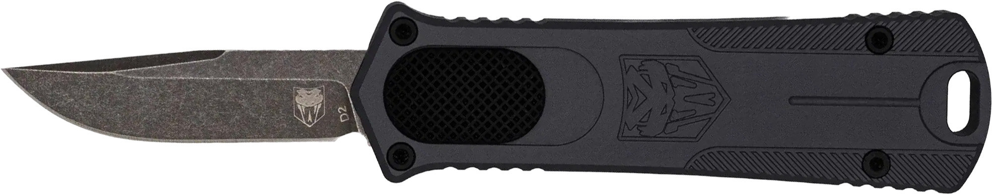 Cobratec CALI 952 GEN 2 Black Drop Point Automatic Knife