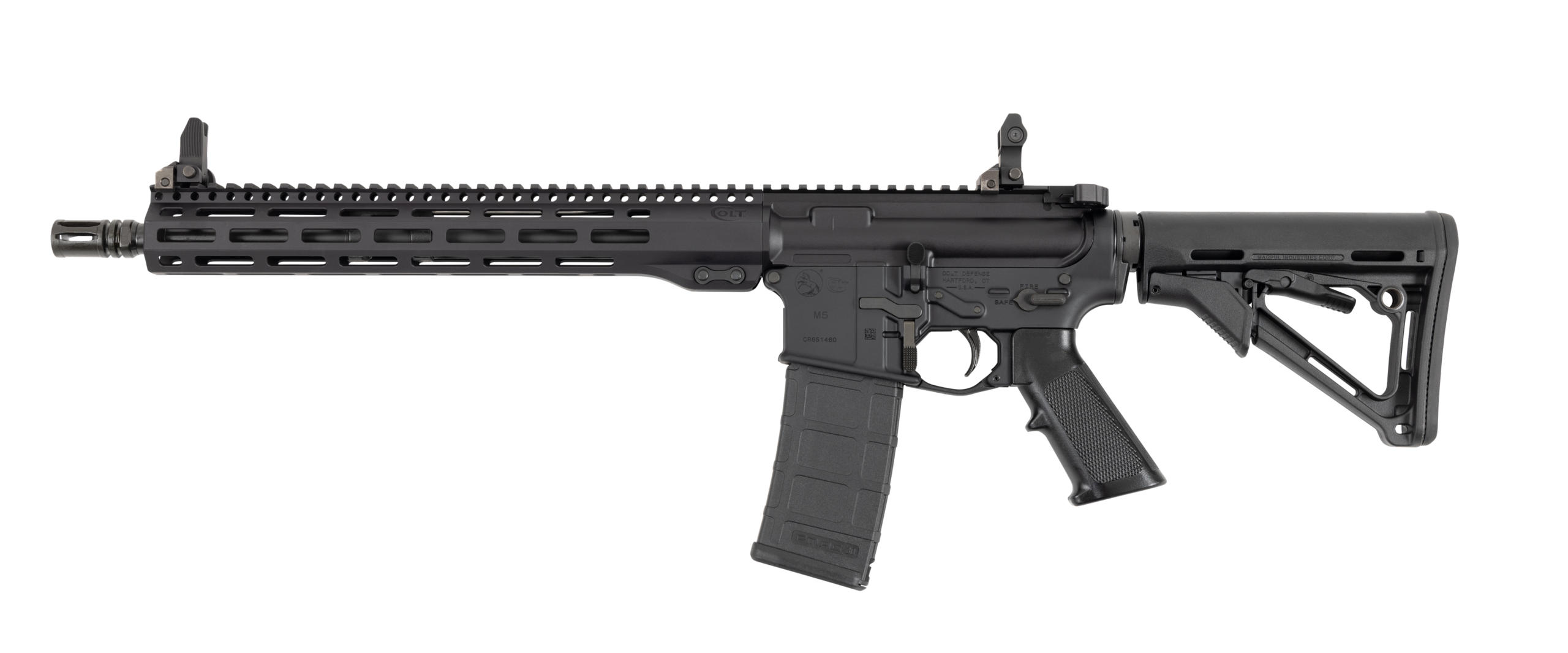 Colt M5 Carbine 5.56mm 14.5" SBR with Flip-Up Sights