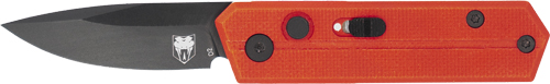 CobraTec Stinger 1.9" Automatic Knife - Red/Black D2