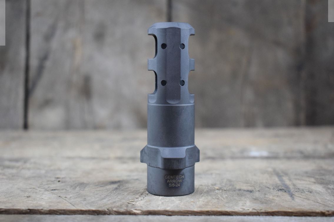 Gemtech Tri-Lock .338 Lapua Magnum Muzzle Brake
