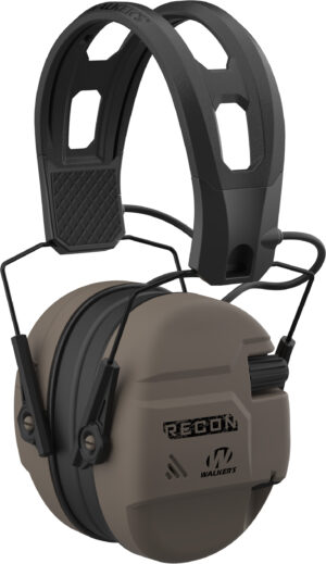 Walkers Recon Digital Electronic Muff FDE, NRR 26