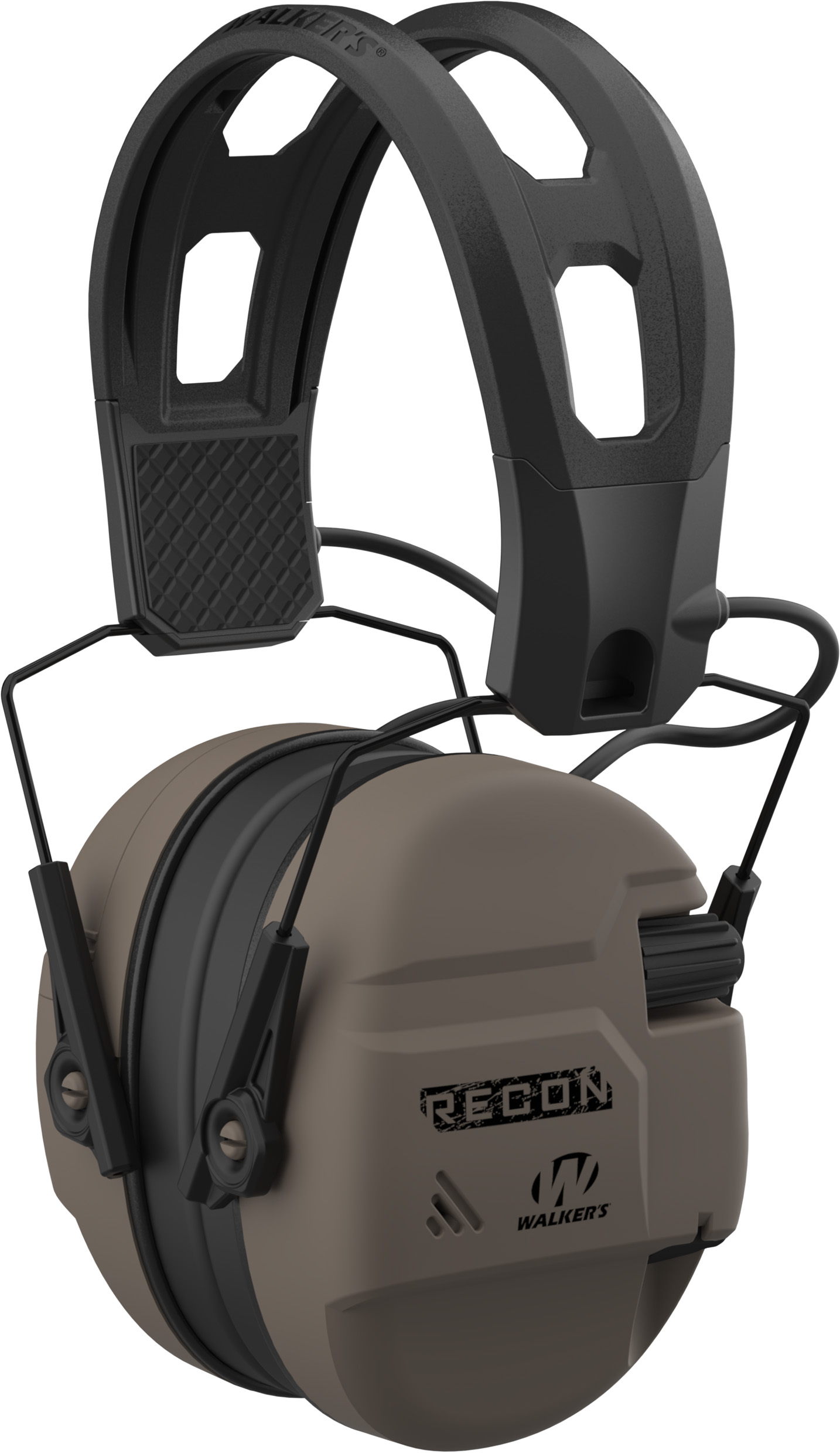 Walkers Recon Digital Electronic Muff FDE, NRR 26