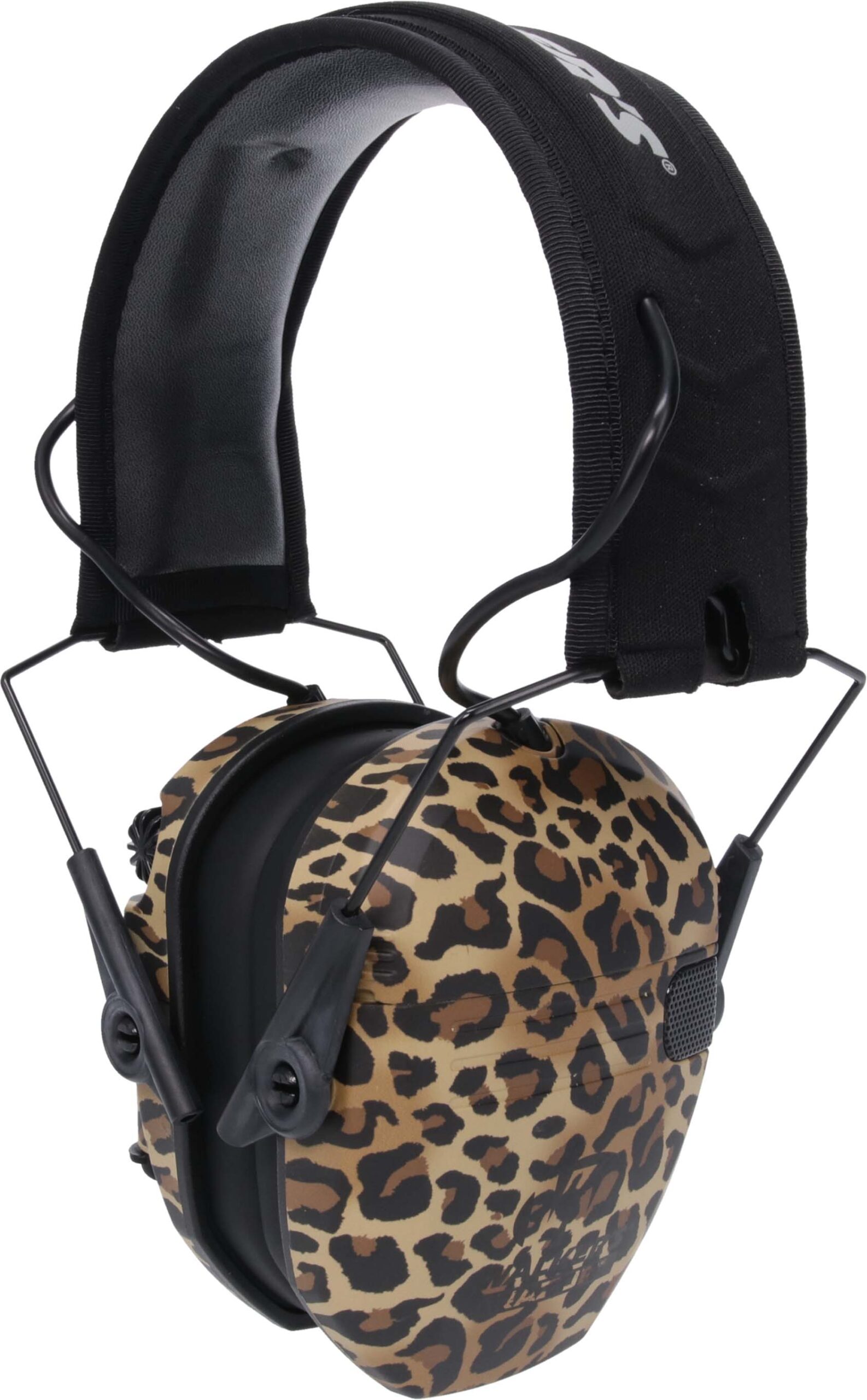 Walker's Razor Slim Electronic Earmuff Leopard Print