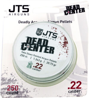 JTS Dead Center .22 Caliber Pointed Pellets - 250ct
