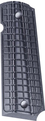 Pachmayr Dominator G10 1911 Grips - Gray/Black Grappler