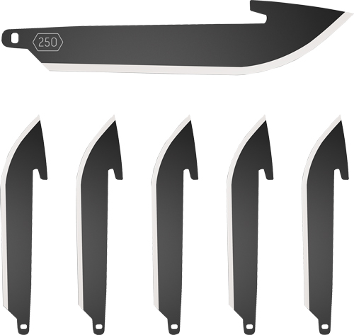 Outdoor Edge Razor EDC 2.5" Drop Point Blades 6-Pack