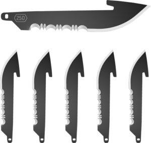 Outdoor Edge 2.5" Serrated Drop Point Knife 6-Pack