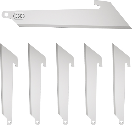 Outdoor Edge 2.5" Utility Blade Pack - 6 Replacement Blades
