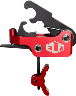 Elftmann Tactical AR Curved Trigger 2.75-4 lbs, Red