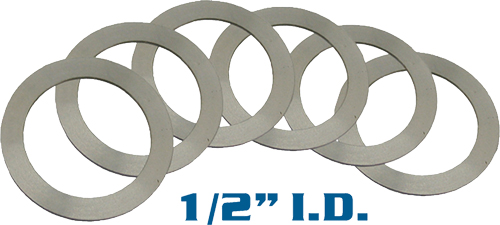 YHM 1/2" Barrel Shim Set for 5.56mm Muzzle Brakes