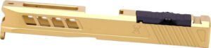 TRUE PRECISION RUGER RXM SLIDE - W/RMR CUT GOLD TIN