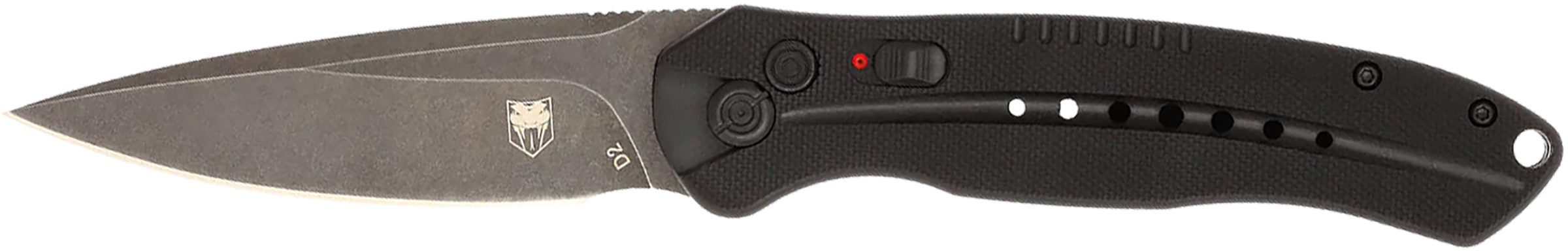 Cobratec Diablo Black Auto Knife - D2 Steel Blade