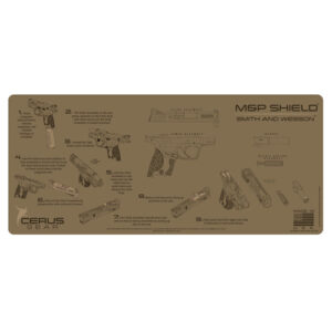 M&P Shield Instructional Promat Coyote Tan