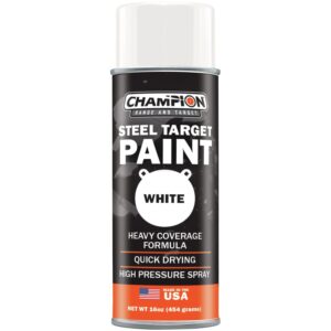 Champion AR500 Steel Target Spray Paint 16oz White