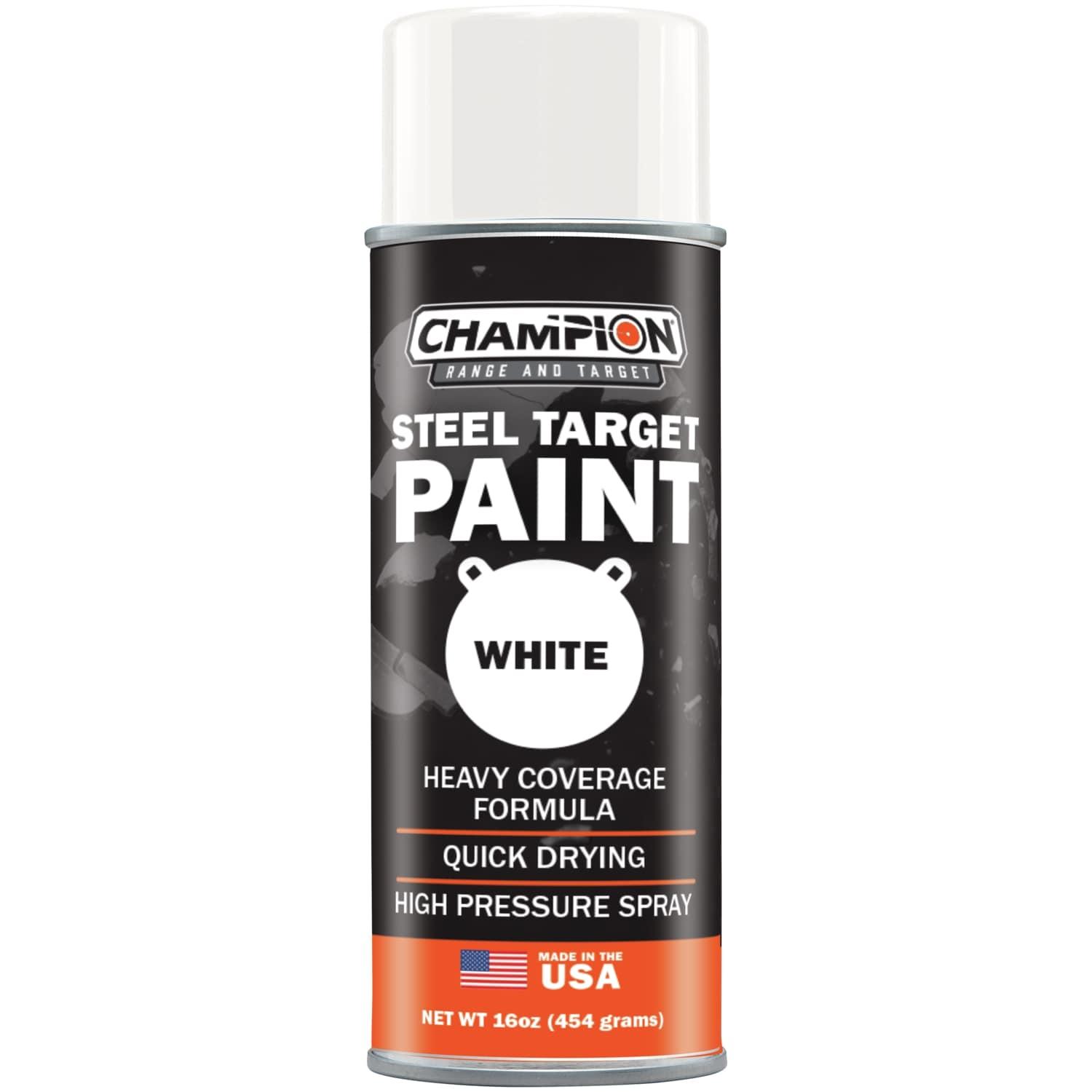 Champion AR500 Steel Target Spray Paint 16oz White