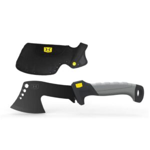 Hawk Hatchet 9.5" Black & Grey by GSM - Stainless Steel