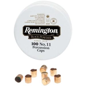 Remington #11 Percussion Caps - 100 Count