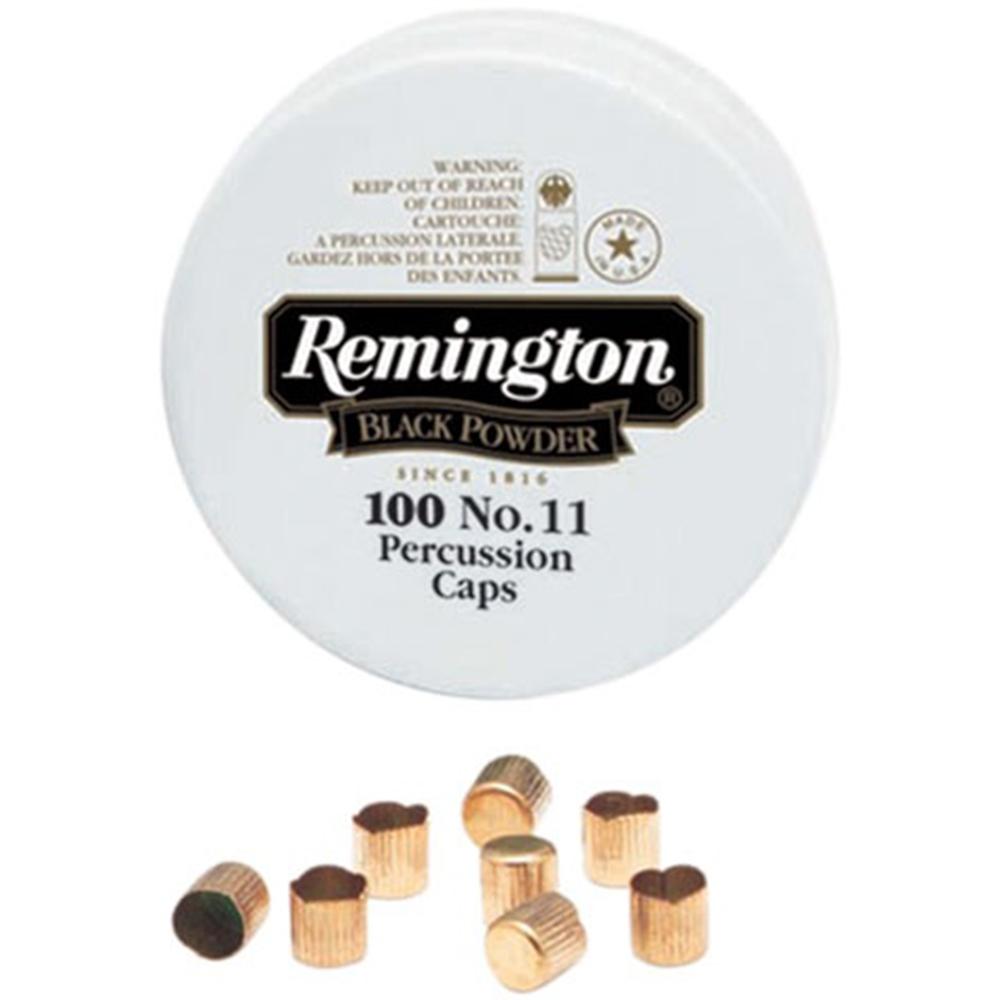 Remington #11 Percussion Caps - 100 Count