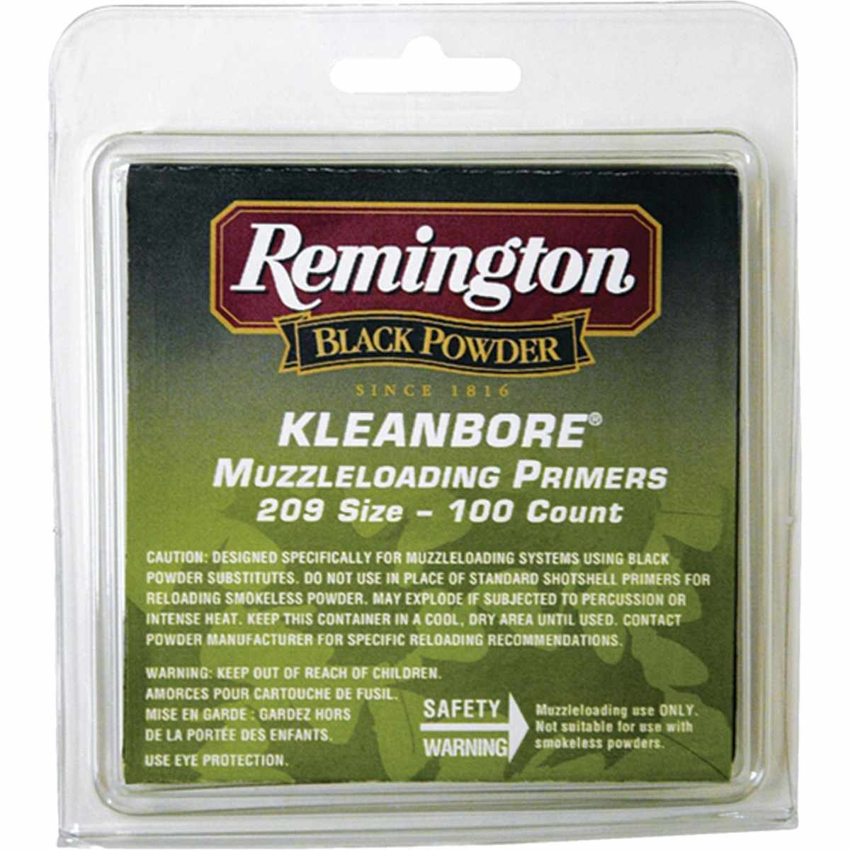 Remington Kleanbore Muzzleloading Primers - 100 Count