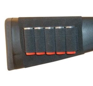 GrovTec Buttstock Cartridge Holder for Shotgun - Black